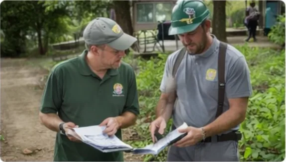Arborist consultation notes and tree care planning.